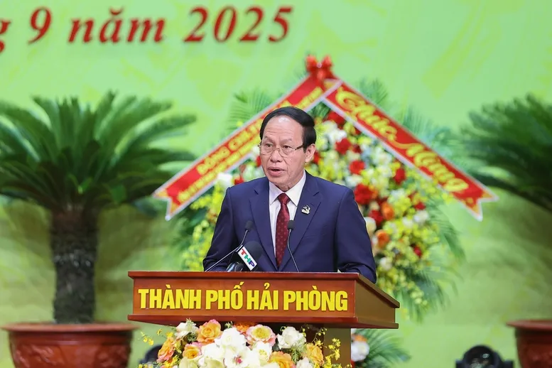 Thủ tướng Phạm Minh Chính dự và chỉ đạo Đại hội Đảng bộ thành phố Hải Phòng lần thứ I- Ảnh 3. Thủ tướng Phạm Minh Chính dự và chỉ đạo Đại hội Đảng bộ thành phố Hải Phòng lần thứ I- Ảnh 3.