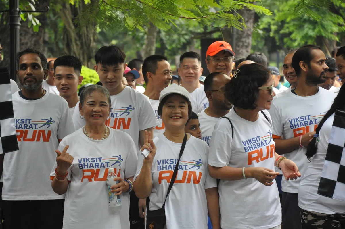 Giải chạy Viksit Bharat 2025 lan tỏa tinh thần đo&agrave;n kết v&agrave; cống hiến- Ảnh 1.