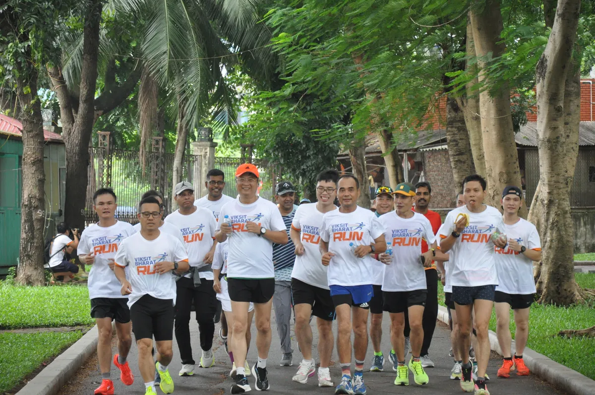 Giải chạy Viksit Bharat 2025 lan tỏa tinh thần đo&agrave;n kết v&agrave; cống hiến- Ảnh 7.