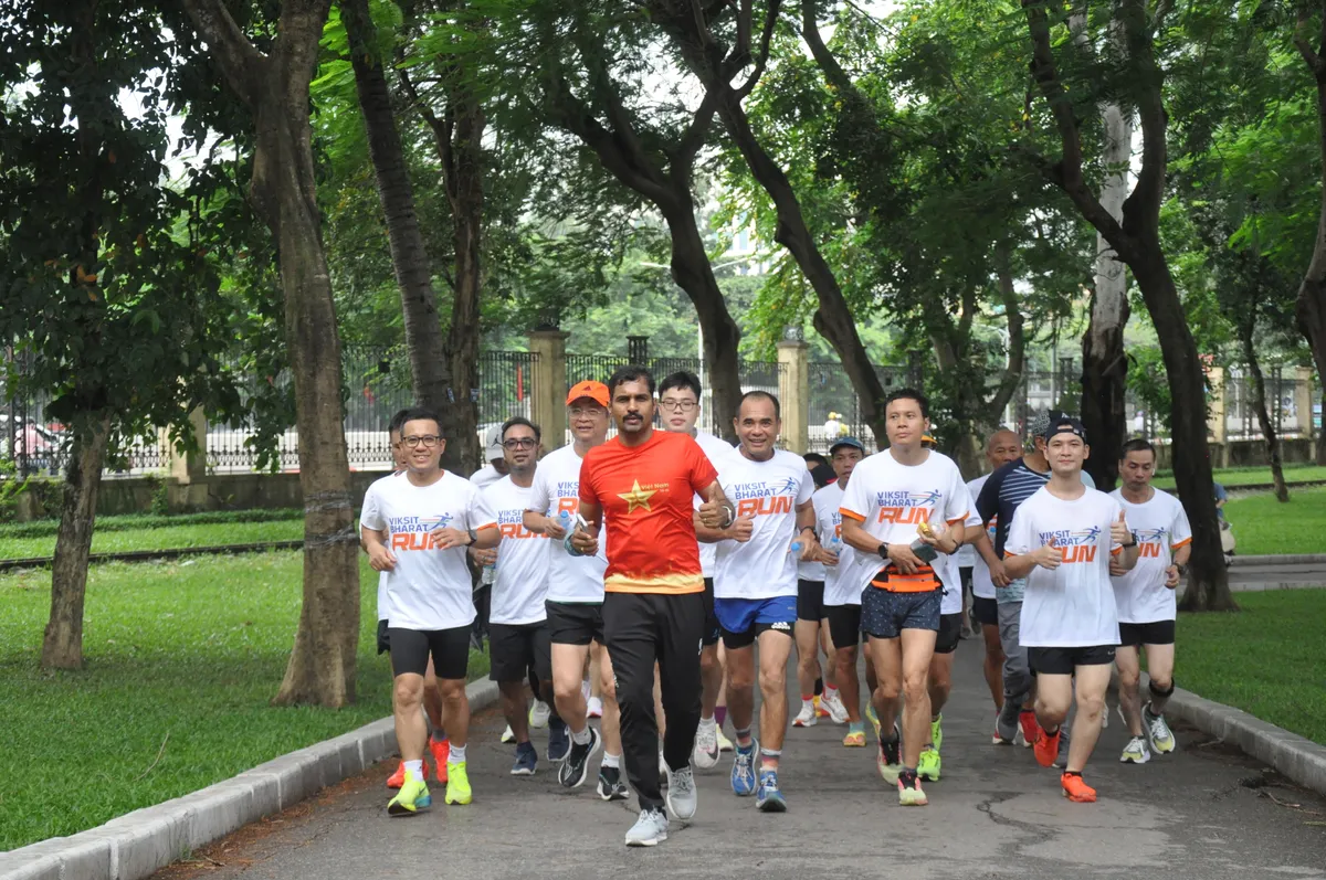 Giải chạy Viksit Bharat 2025 lan tỏa tinh thần đo&agrave;n kết v&agrave; cống hiến- Ảnh 3.