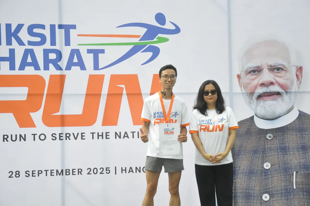 Giải chạy Viksit Bharat 2025 lan tỏa tinh thần đo&agrave;n kết v&agrave; cống hiến- Ảnh 6.