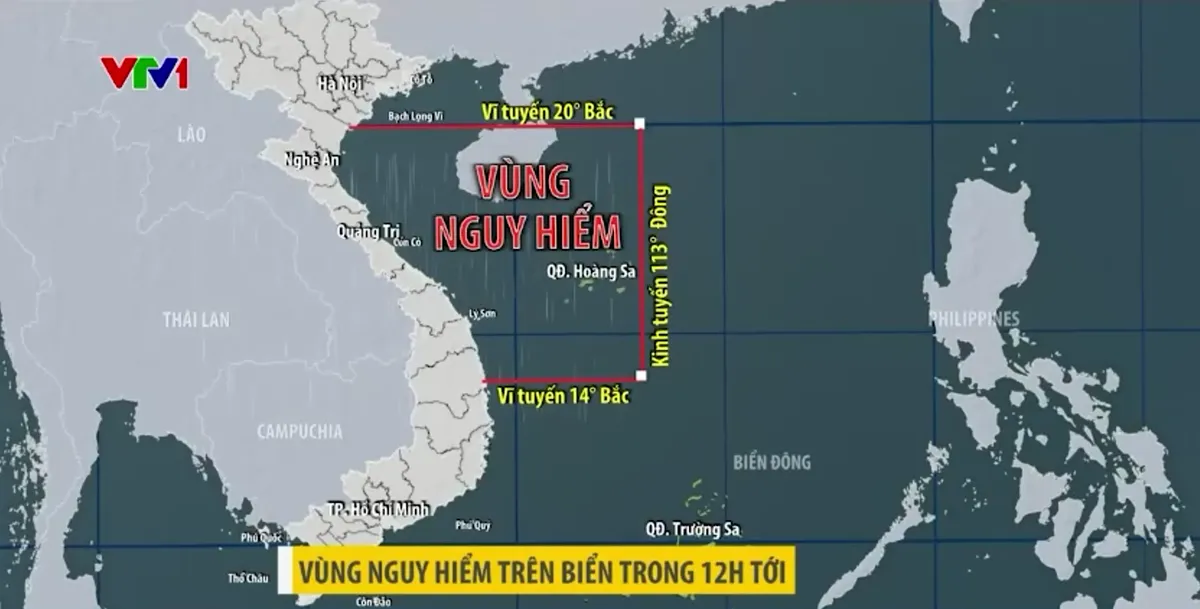 Sau 19h tối 28/9, t&acirc;m b&atilde;o sẽ đi v&agrave;o khu vực từ Quảng Trị đến Nghệ An- Ảnh 3.