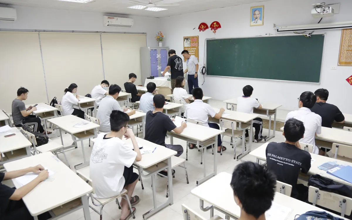 Thí sinh dự thi tốt nghiệp THPT. Ảnh minh họa.