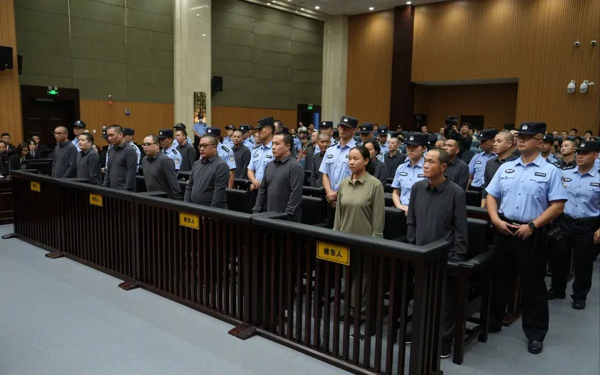 Những kẻ cầm đầu băng nhóm lừa đảo khét tiếng thuộc gia tộc họ Minh, vốn có gốc gác Trung Quốc - Myanmar (Ảnh: CCTV)