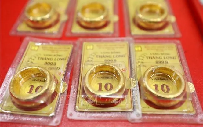 Vàng miếng tăng 1 triệu đồng mỗi lượng 
