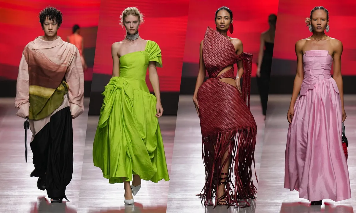 Bộ sưu tập đậm hồn Việt của Phan Đăng Hoàng tại Milano Fashion Week - Ảnh 2.