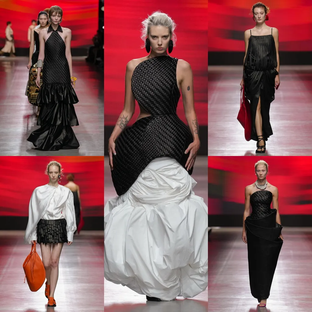 Bộ sưu tập đậm hồn Việt của Phan Đăng Hoàng tại Milano Fashion Week - Ảnh 4.