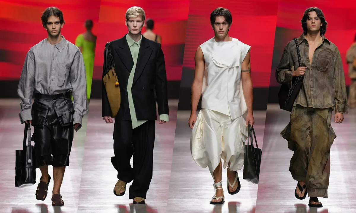 Bộ sưu tập đậm hồn Việt của Phan Đăng Hoàng tại Milano Fashion Week - Ảnh 1.