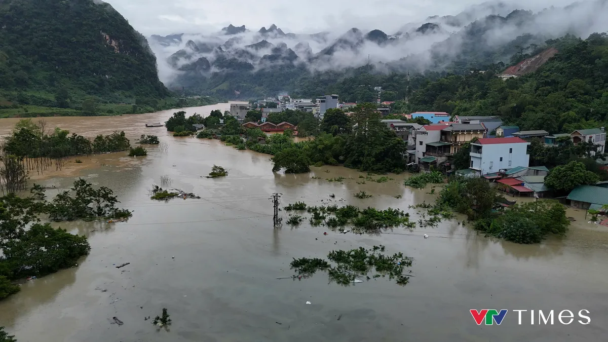 Huyện Bảo Lâm, Cao Bằng chìm trong biển nước - Ảnh 1.