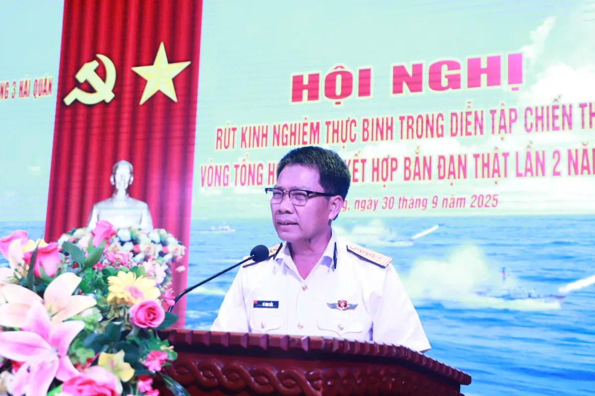 Vùng 3 Hải quân rút kinh nghiệm kiểm tra bắn đạn thật năm 2025 - Ảnh 6.