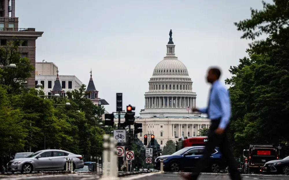 Chính phủ Mỹ tạm đóng cửa từ ngày 1/10/2025 (Ảnh: Bloomberg/Getty Images) Chính phủ Mỹ tạm đóng cửa từ ngày 1/10/2025 (Ảnh: Bloomberg/Getty Images)