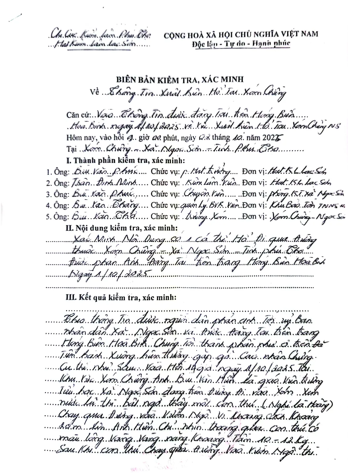 Th&ocirc;ng tin ch&iacute;nh thức về việc c&oacute; hổ xuất hiện ở khu bảo tồn thi&ecirc;n nhi&ecirc;n Ngọc Sơn - Ảnh 3.