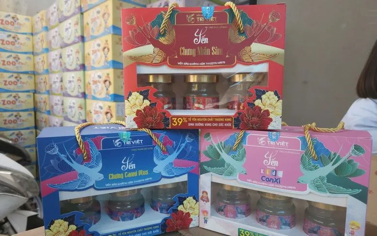 Sản phẩm yến chưng có dấu hiệu là hàng giả. Sản phẩm yến chưng có dấu hiệu là hàng giả.