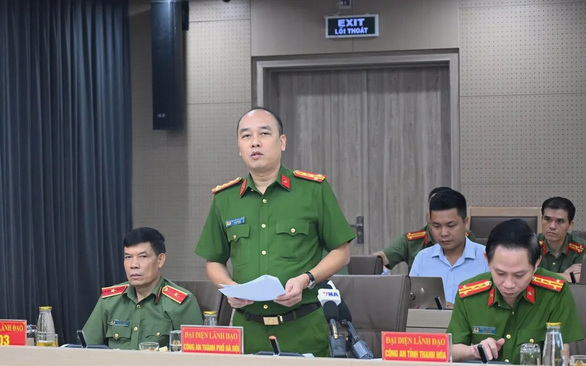 Đại tá Nguyễn Đức Long, Phó Giám đốc CATP Hà Nội đã cung cấp cho báo chí thông tin, kết quả điều tra vụ án xảy ra tại Viện pháp y tâm thần trung ương và một số đơn vị, địa phương. Ảnh: Bộ Công an Đại tá Nguyễn Đức Long, Phó Giám đốc CATP Hà Nội đã cung cấp cho báo chí thông tin, kết quả điều tra vụ án xảy ra tại Viện pháp y tâm thần trung ương và một số đơn vị, địa phương. Ảnh: Bộ Công an