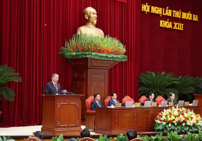 Khai mạc Hội nghị lần thứ 13 Ban Chấp hành Trung ương Đảng khóa XIII- Ảnh 1. Khai mạc Hội nghị lần thứ 13 Ban Chấp hành Trung ương Đảng khóa XIII- Ảnh 1.