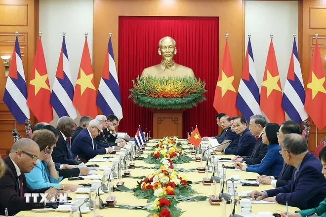 Chủ tịch Quốc hội Cuba kết thúc tốt đẹp chuyến thăm chính thức Việt Nam- Ảnh 1. Chủ tịch Quốc hội Cuba kết thúc tốt đẹp chuyến thăm chính thức Việt Nam- Ảnh 1.