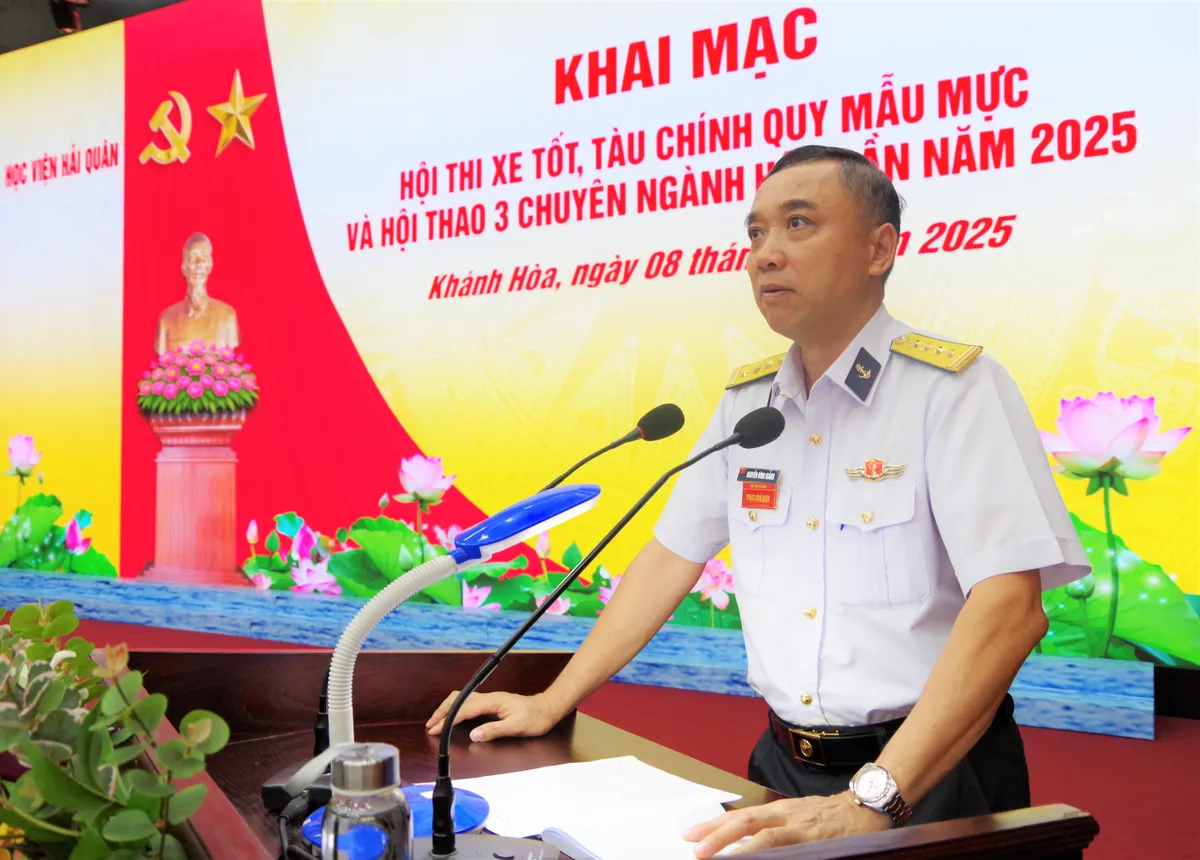Học viện Hải quân xây dựng tàu "Chính quy mẫu mực", đáp ứng yêu cầu chính quy, hiện đại  - Ảnh 1.