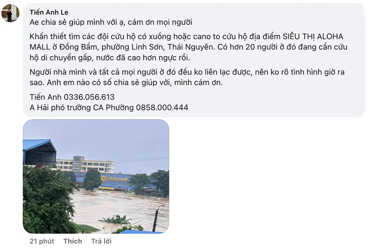 Thái Nguyên: Người dân khắp nơi cầu cứu do nước lũ dâng cao- Ảnh 5.