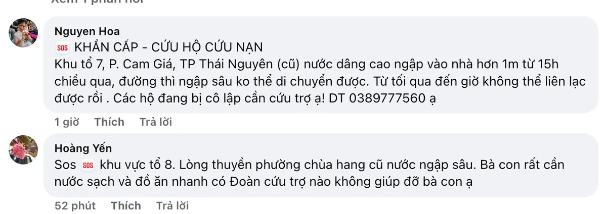 Thái Nguyên: Người dân khắp nơi cầu cứu do nước lũ dâng cao- Ảnh 4.