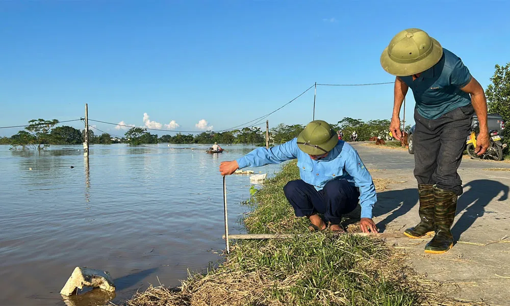 Bắc Ninh: Triển khai khẩn cấp chống tr&agrave;n đ&ecirc;  - Ảnh 2.