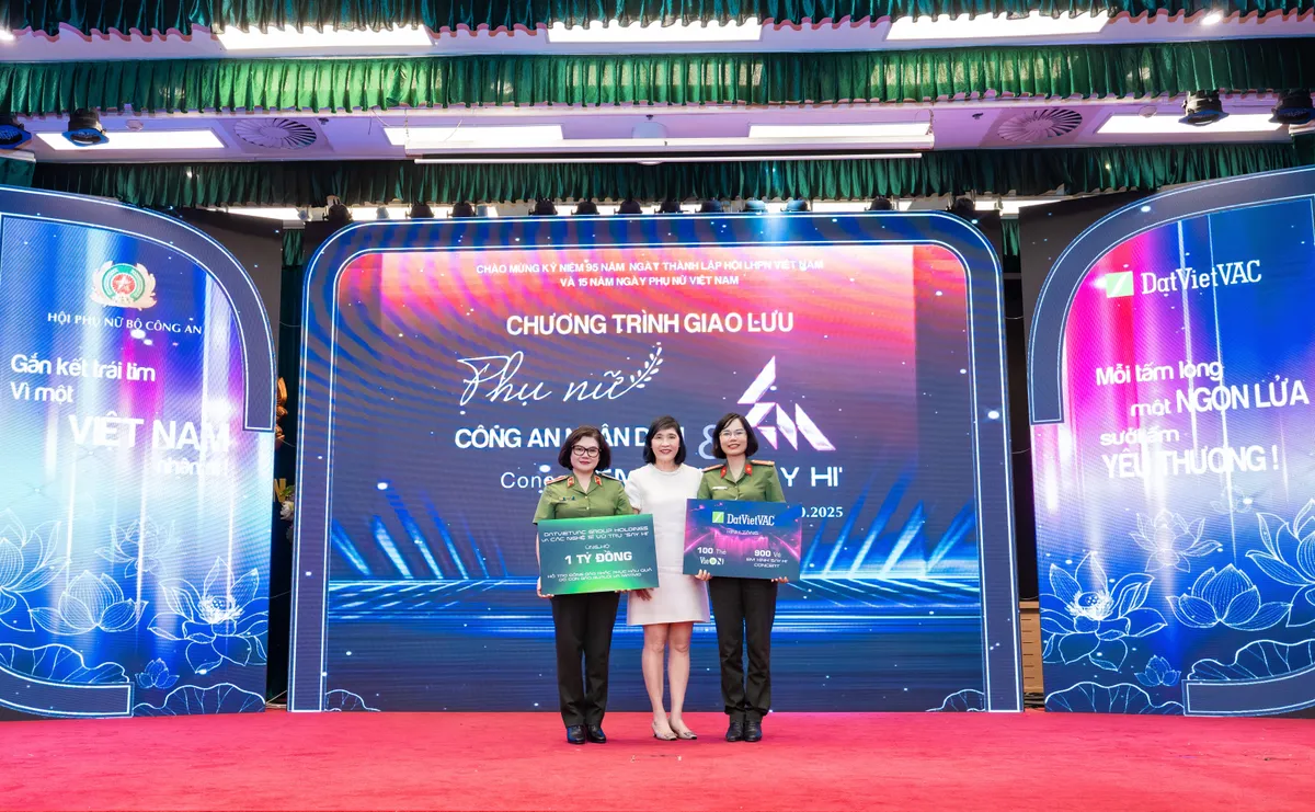 Kết nối sức mạnh phụ nữ Công an nhân dân, nghệ sĩ cộng đồng, lan tỏa yêu thương và bình yên cuộc sống - Ảnh 3.