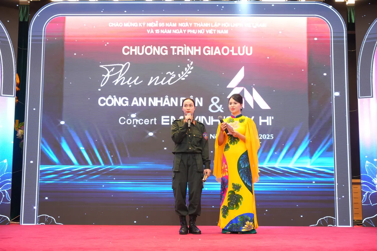Kết nối sức mạnh phụ nữ Công an nhân dân, nghệ sĩ cộng đồng, lan tỏa yêu thương và bình yên cuộc sống - Ảnh 4.