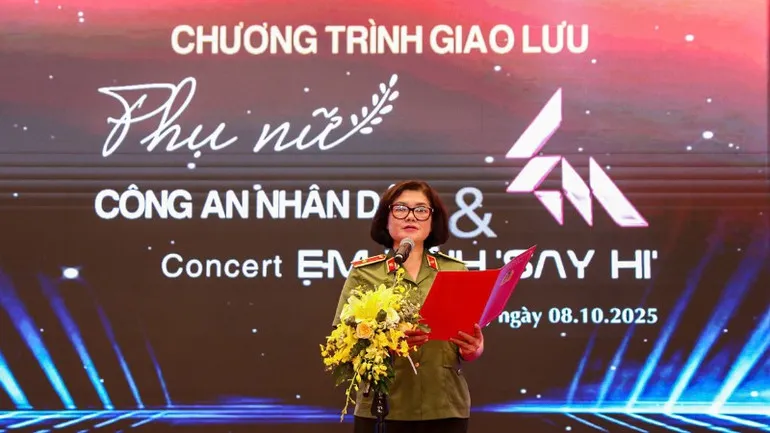 Kết nối sức mạnh phụ nữ Công an nhân dân, nghệ sĩ cộng đồng, lan tỏa yêu thương và bình yên cuộc sống - Ảnh 1.