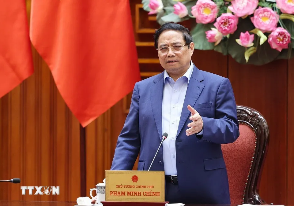 Thủ tướng Phạm Minh Chính chủ trì họp triển khai khắc phục hậu quả thiên tai - Ảnh 1.