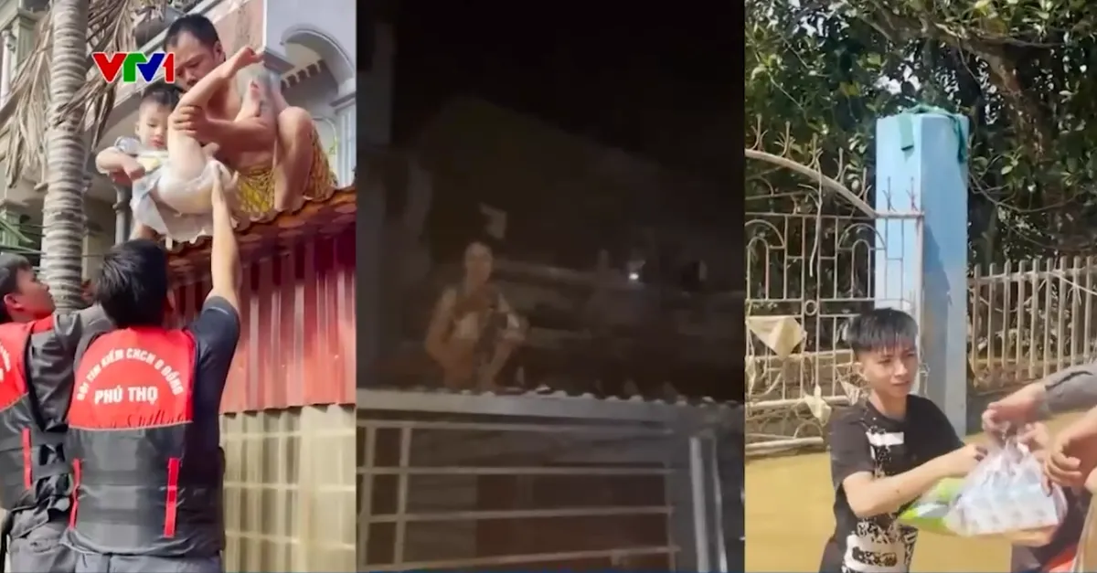Đội cứu hộ, cứu nạn 0 đồng bám trụ cùng bà con vùng ngập Thái Nguyên - Ảnh 2.