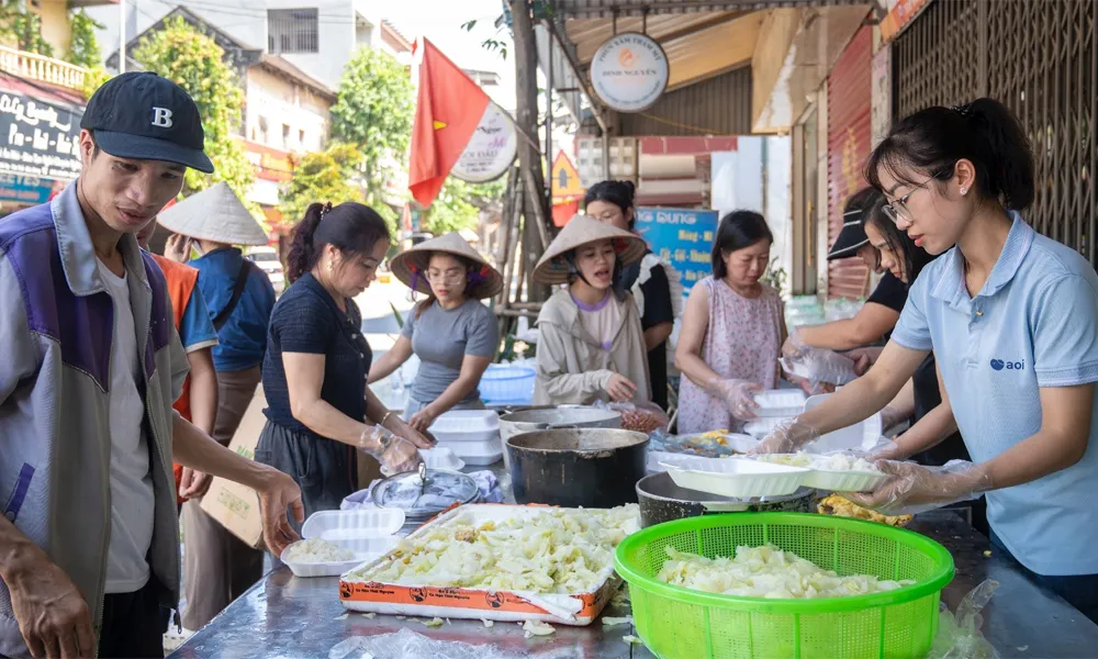 Lan tỏa giá trị nhân văn ở vùng lũ Bắc Ninh - Ảnh 4.