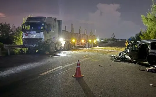 Hiện trường vụ tai nạn (Nguồn: Người lao động)