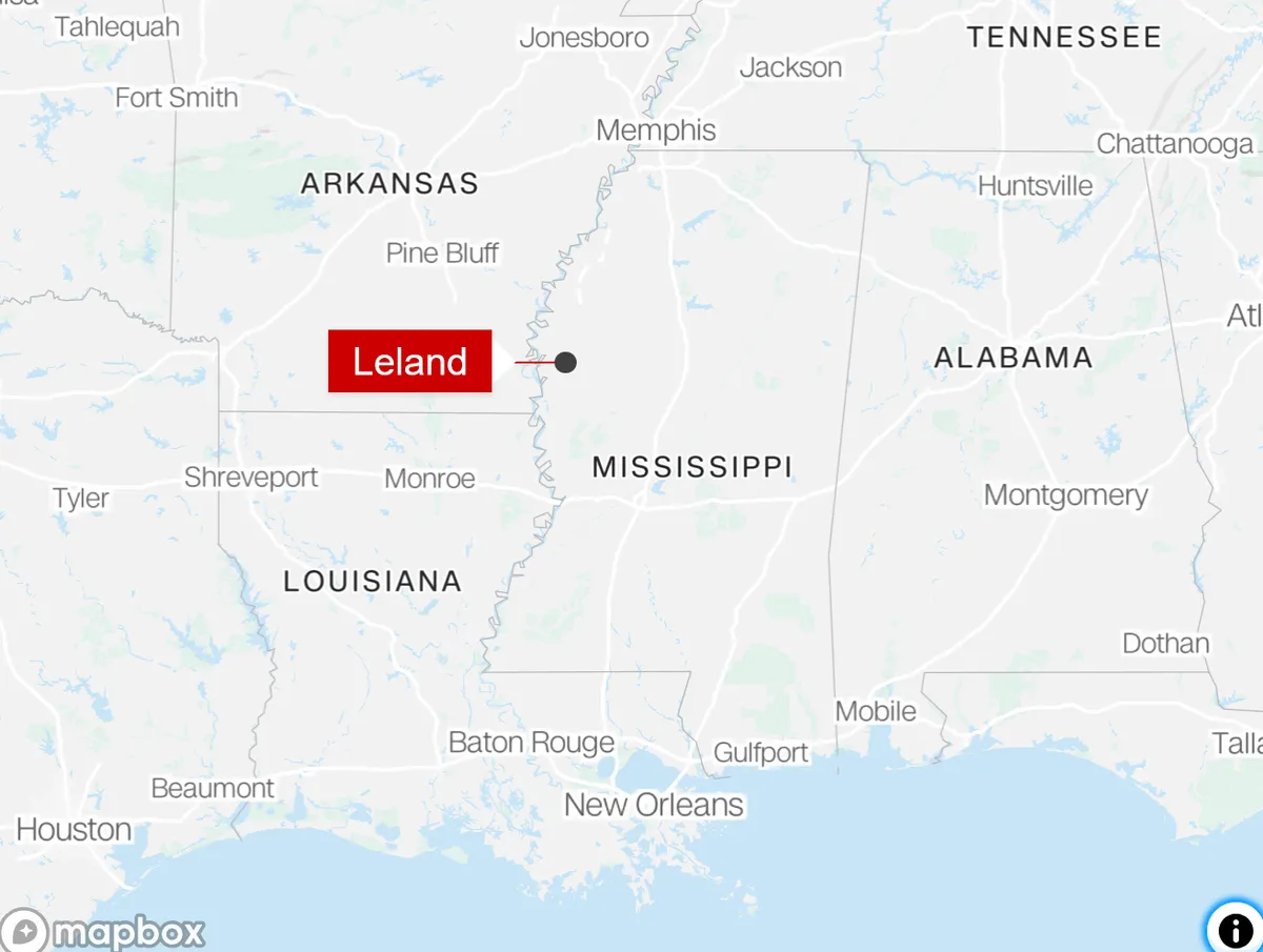 Xả súng giữa đêm tại Mississippi (Mỹ), 4 người thiệt mạng cùng hàng chục người bị thương- Ảnh 1. Xả súng giữa đêm tại Mississippi (Mỹ), 4 người thiệt mạng cùng hàng chục người bị thương- Ảnh 1.