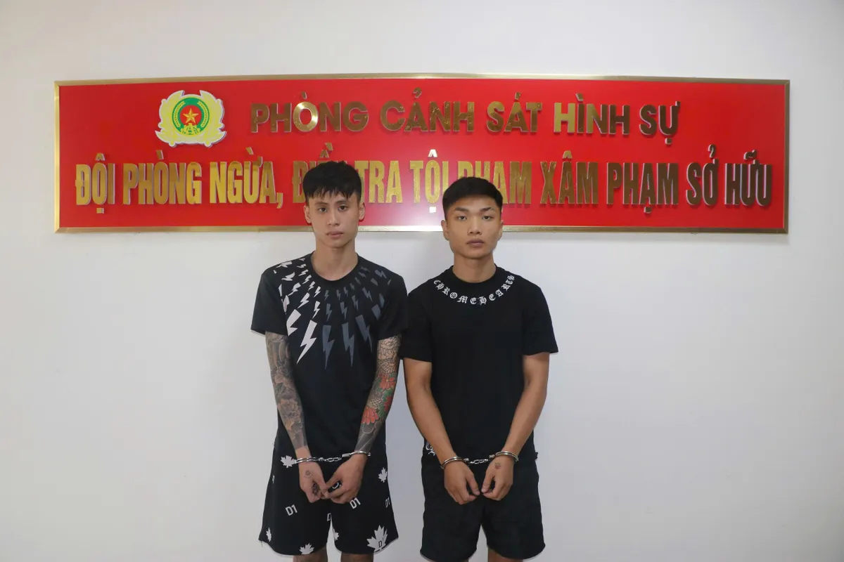 Bắt 2 đối tượng gây ra hàng loạt vụ cướp giật tại Hải Phòng - Ảnh 1.