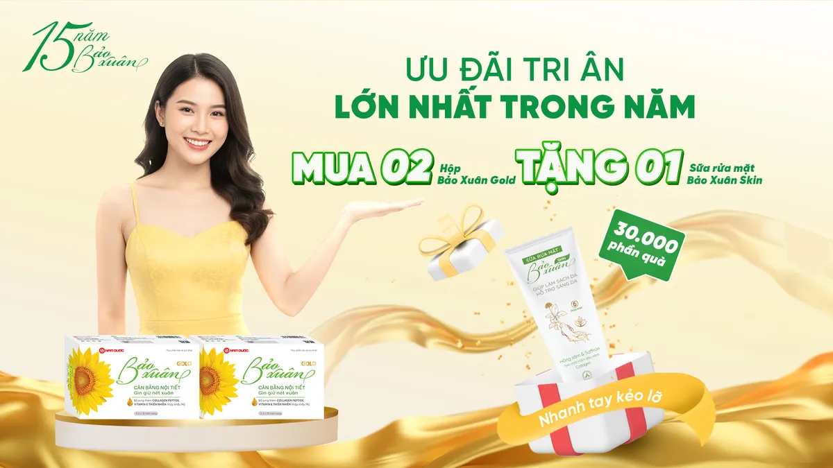 Bảo Xuân - Tri ân phái đẹp với ưu đãi đặc biệt nhân dịp 15 năm đồng hành- Ảnh 1. Bảo Xuân - Tri ân phái đẹp với ưu đãi đặc biệt nhân dịp 15 năm đồng hành- Ảnh 1.