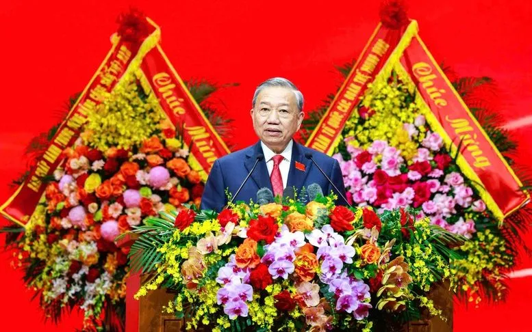 Tổng Bí thư Tô Lâm phát biểu chỉ đạo. 