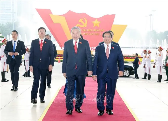 Tổng Bí thư Tô Lâm dự Đại hội đại biểu Đảng bộ Chính phủ lần thứ nhất - Ảnh 1.