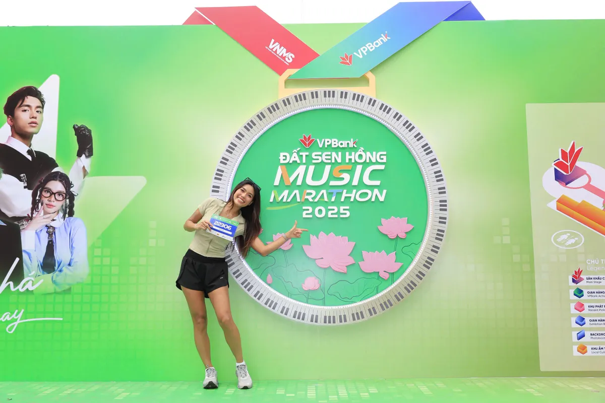 Trai xinh g&aacute;i đẹp khuấy động VPBank Đất Sen Hồng Music Marathon 2025 trước &ldquo;giờ G&rdquo; - Ảnh 2.