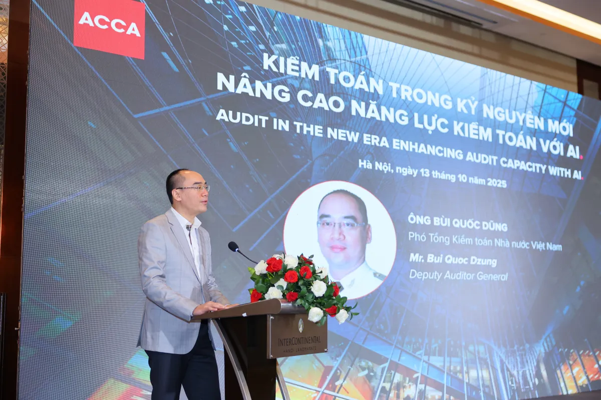 Phó Tổng Kiểm toán Nhà nước: AI không thay thế kiểm toán viên- Ảnh 1. Phó Tổng Kiểm toán Nhà nước: AI không thay thế kiểm toán viên- Ảnh 1.