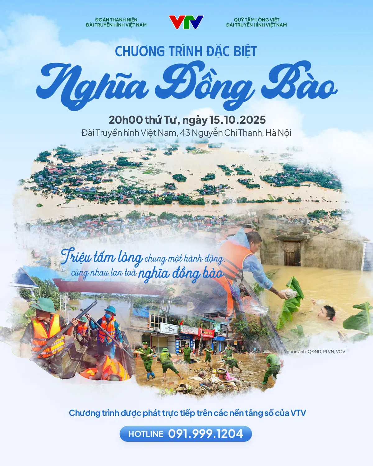 Nghĩa đồng bào - Cùng VTV chung tay vì đồng bào vùng lũ  - Ảnh 1.