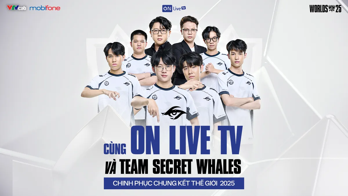 ON Live TV đồng hành cùng Team Secret Whales chinh phục Chung kết Thế giới- Ảnh 1.