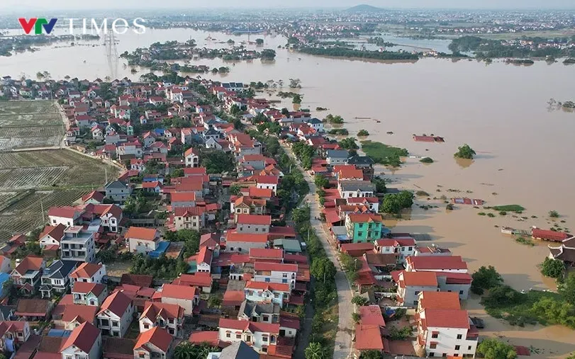 Tính đến 7h sáng nay (14/10), vẫn còn  3.188  ngôi nhà bị ngập, tập trung ở Bắc Ninh, Hà Nội và Phú Thọ.
