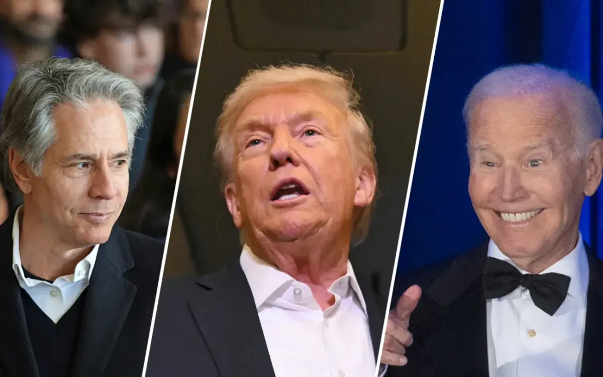 (Từ trái qua phải) Cựu Ngoại trưởng Antony Blinken, Tổng thống Donald Trump, cựu Tổng thống Joe Biden (Ảnh: Fox News/Getty Images) (Từ trái qua phải) Cựu Ngoại trưởng Antony Blinken, Tổng thống Donald Trump, cựu Tổng thống Joe Biden (Ảnh: Fox News/Getty Images)