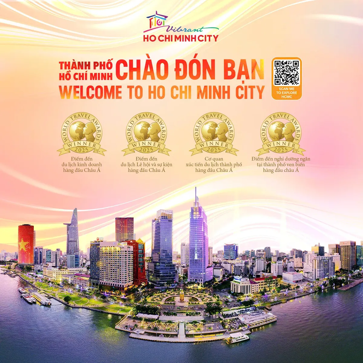TP Hồ Chí Minh thắng 4 hạng mục tại Giải thưởng Du lịch Thế giới 2025- Ảnh 1. TP Hồ Chí Minh thắng 4 hạng mục tại Giải thưởng Du lịch Thế giới 2025- Ảnh 1.