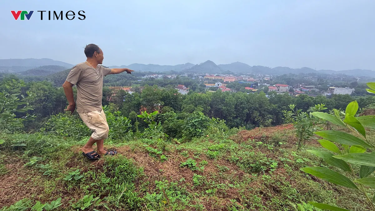 Thái Nguyên: Xuất hiện vết nứt khổng lồ, hàng chục hộ dân "sống trên miệng tử thần" - Ảnh 2.