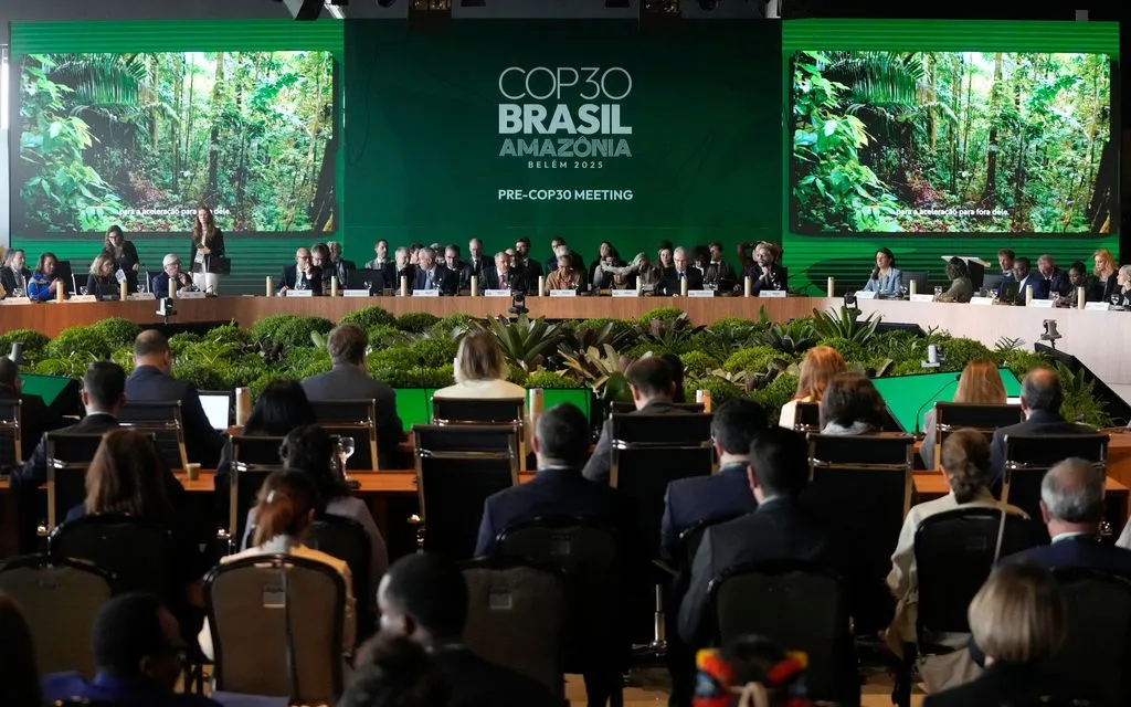 Lễ khai mạc cuộc họp tiền hội nghị COP30 tại Brasilia, Brazil, ngày 13/10/2025. (Ảnh: AP) Lễ khai mạc cuộc họp tiền hội nghị COP30 tại Brasilia, Brazil, ngày 13/10/2025. (Ảnh: AP)