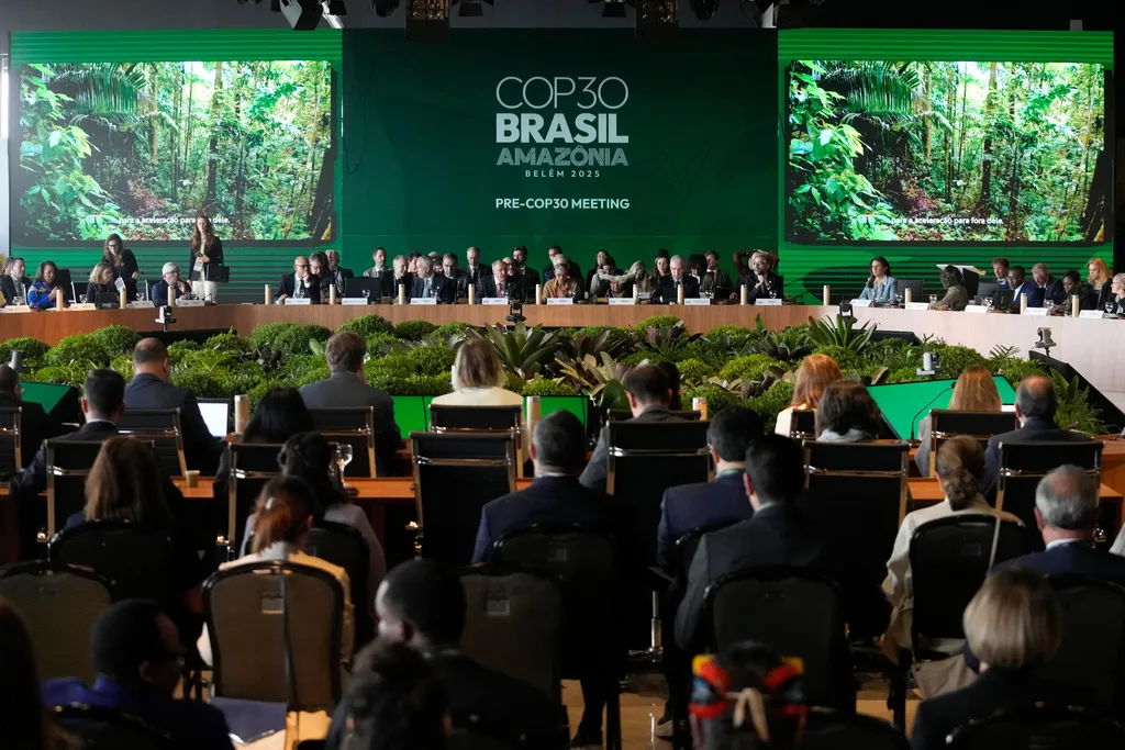 Lễ khai mạc cuộc họp tiền hội nghị COP30 tại Brasilia, Brazil, ngày 13/10/2025. Lễ khai mạc cuộc họp tiền hội nghị COP30 tại Brasilia, Brazil, ngày 13/10/2025.