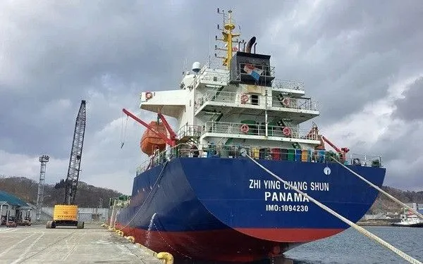 Tàu biển Zhi Ying Chang Shun. (Ảnh: vksgialai.gov.vn)