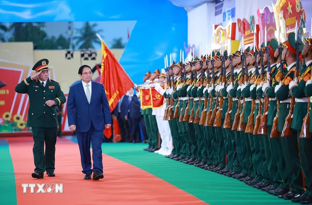 QUÂN KHU 5 ĐÓN NHẬN HUÂN CHƯƠNG HỒ CHÍ MINH - Ảnh 1.