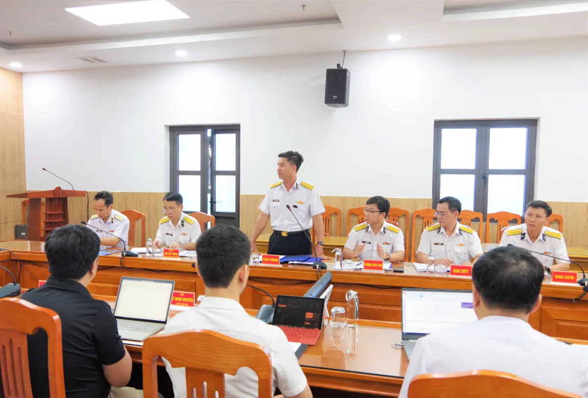 Học viện Hải quân đẩy mạnh ứng dụng công nghệ số trong giảng dạy- Ảnh 1. Học viện Hải quân đẩy mạnh ứng dụng công nghệ số trong giảng dạy- Ảnh 1.