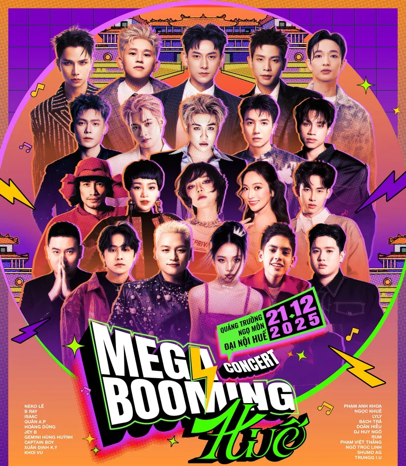 Đại nhạc hội quy tụ dàn nghệ sĩ nổi tiếng bế mạc Năm Du lịch Quốc gia  - Huế 2025- Ảnh 2.